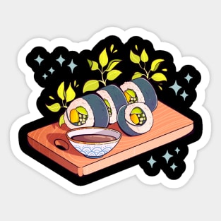 Sushi rolls Sticker